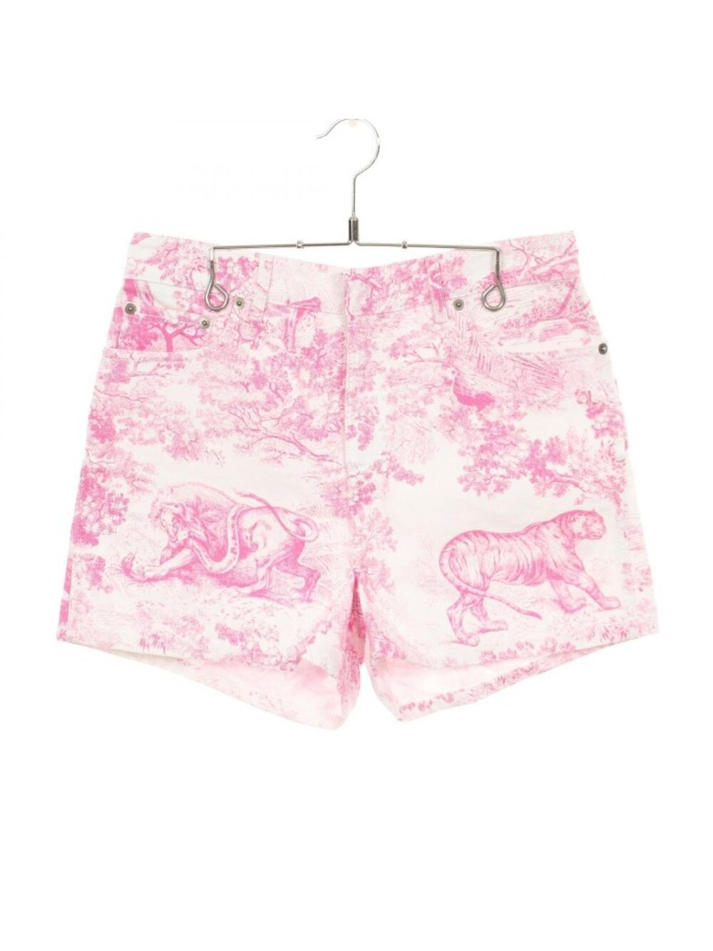 Dior Denim Toile de Jouy Shorts